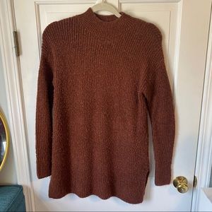 long Burnt orange sweater